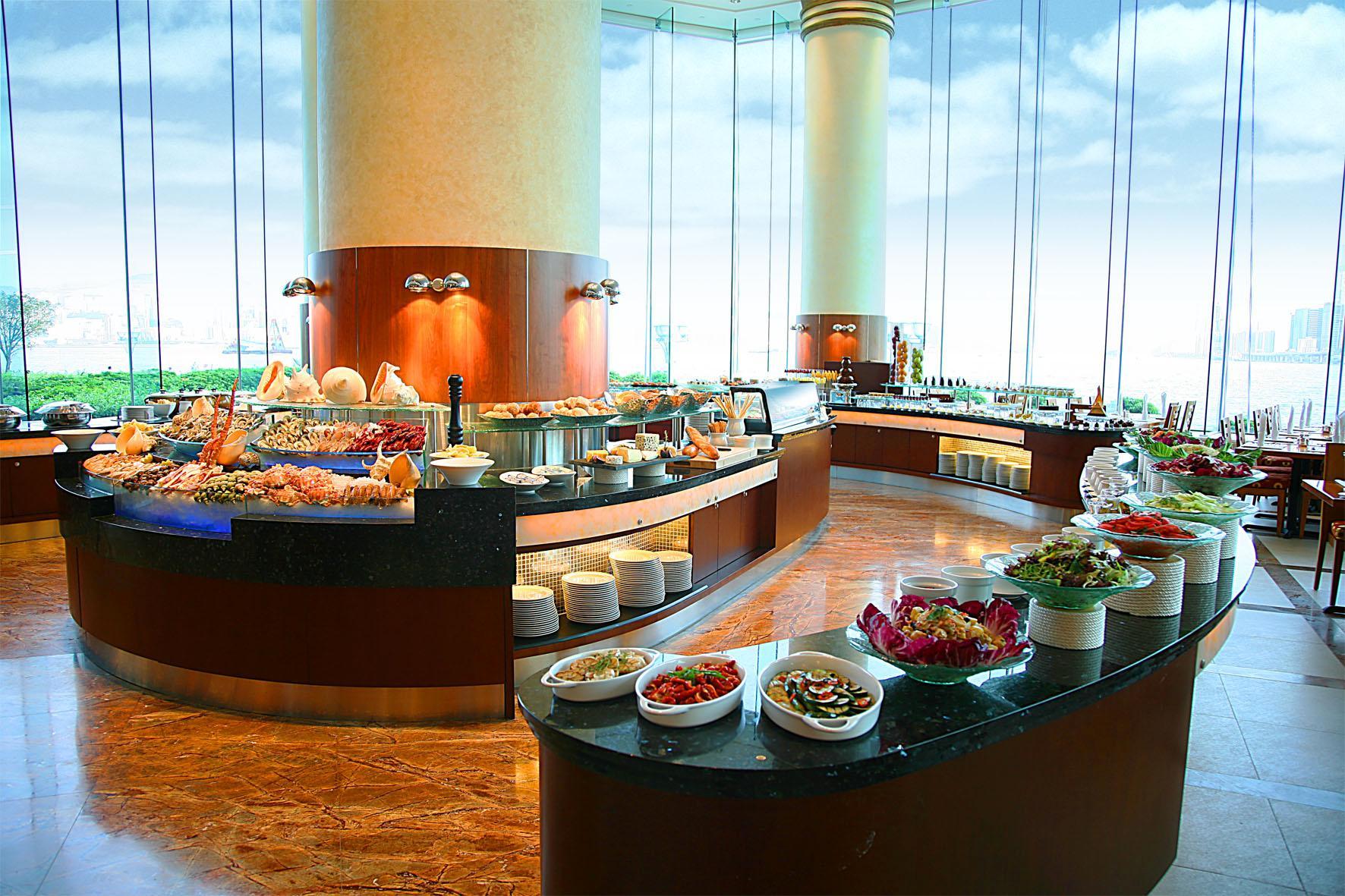 Harbour Grand Kowloon Hotel Hong Kong Ngoại thất bức ảnh A buffet at a hotel